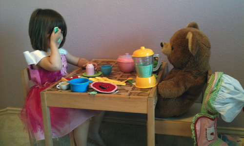 Silly Business- Piper's Restaurant- table